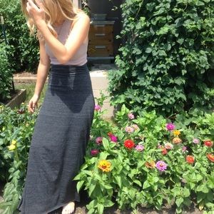 ALTERNATIVE APPAREL - Grey Maxi Skirt